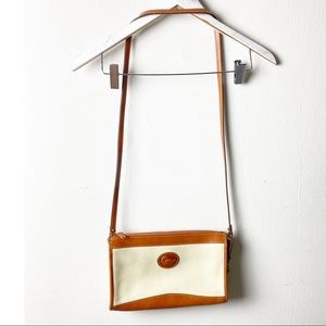VTG Dooney & Bourke brown and cream Purse